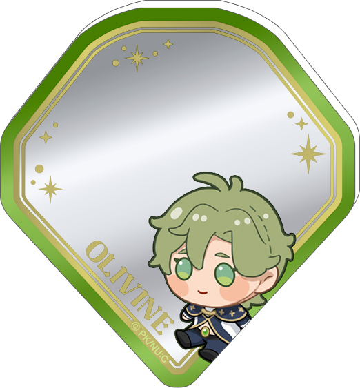 (Goods - Sticker) NU: Carnival Acrylic Mirror Sticker / Olivine