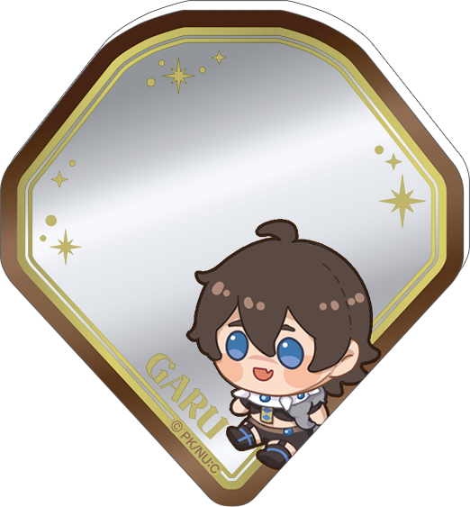 (Goods - Sticker) NU: Carnival Acrylic Mirror Sticker / Garu