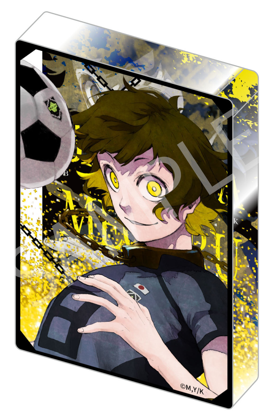 [Blue Lock] Overseas Exclusive Oil-in Acrylic Block /Meguru Bachira