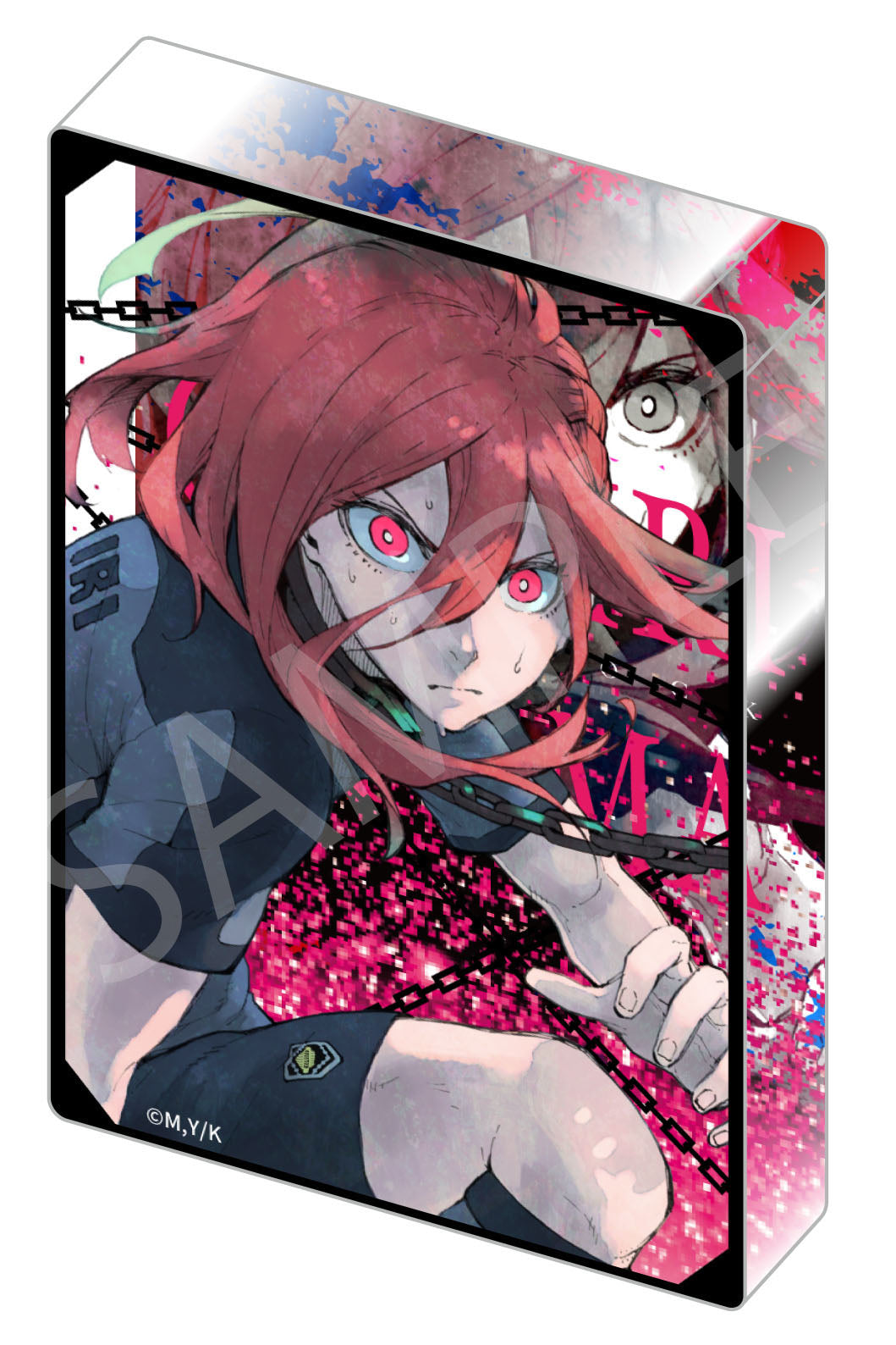 [Blue Lock] Overseas Exclusive Oil-in Acrylic Block /Hyoma Chigiri