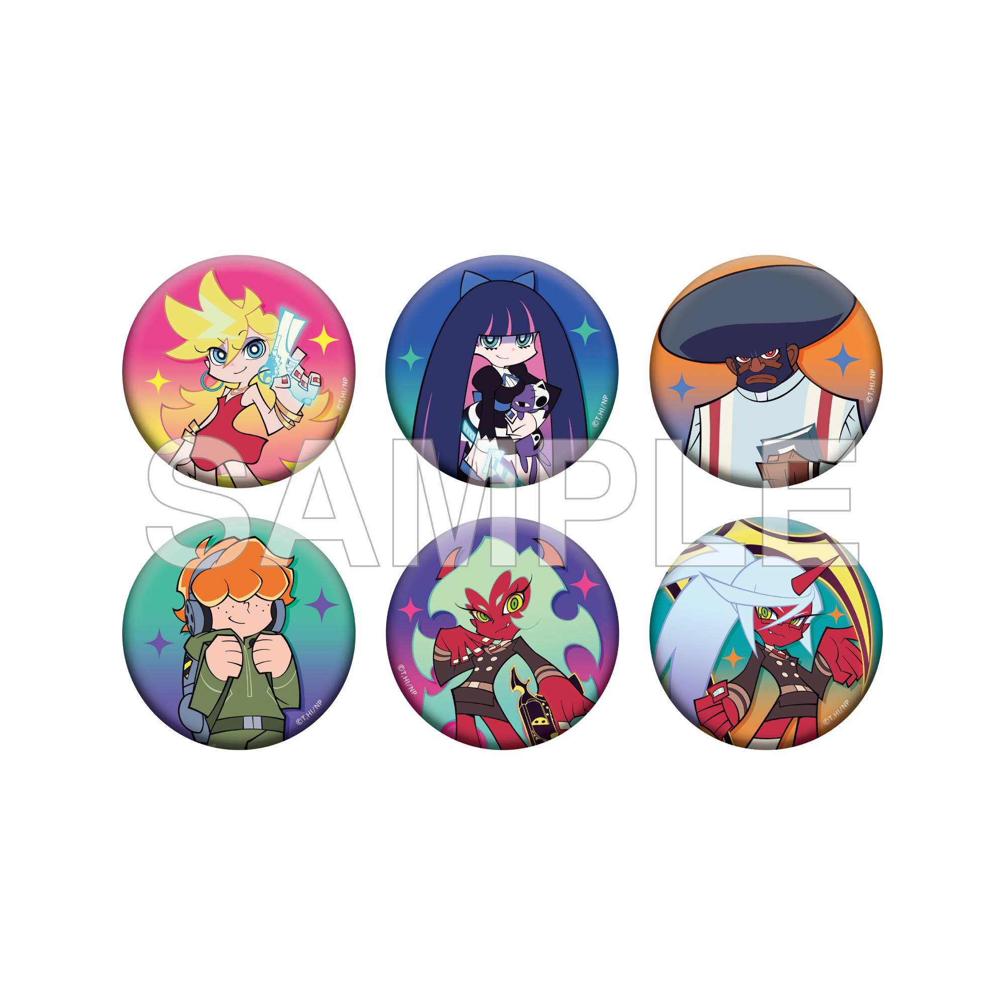 (Goods - Badge) New PANTY ＆ STOCKING with GARTERBELT Tradable Tin Badge No.2 (Blind Box - Single)
