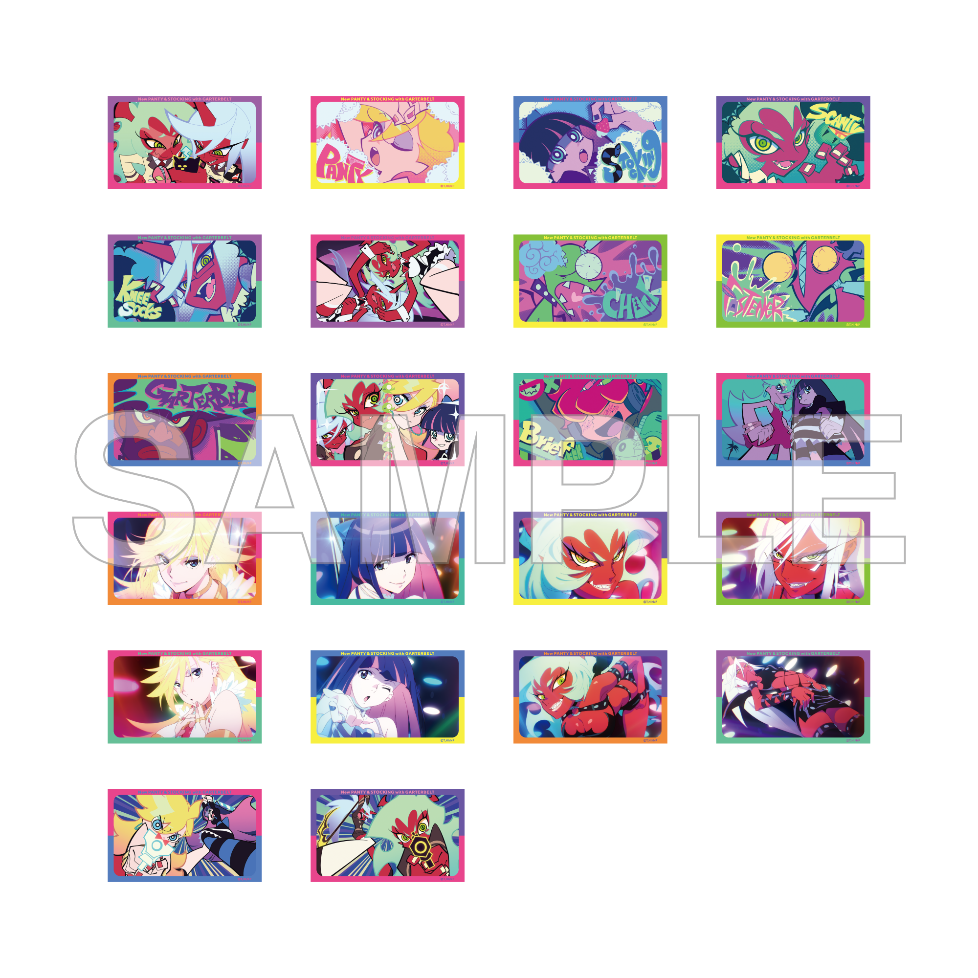 (Goods - Card) New PANTY ＆ STOCKING with GARTERBELT Mini Photo-style Illustrations Collection A