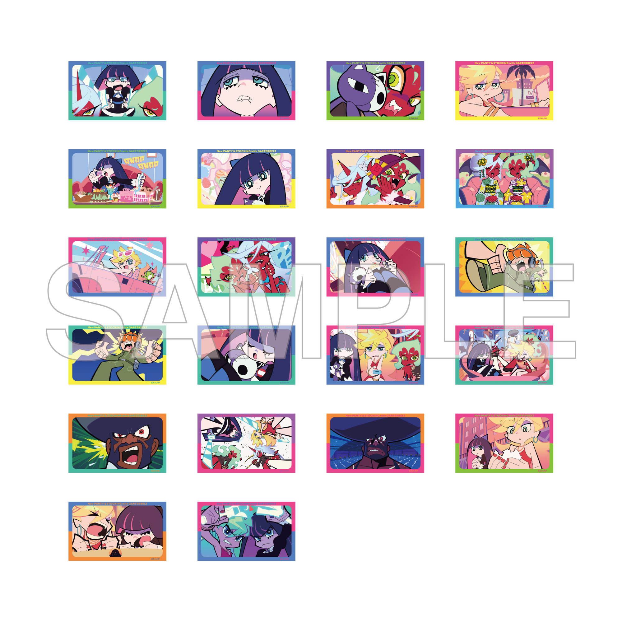 (Goods - Card) New PANTY ＆ STOCKING with GARTERBELT Mini Photo-style Illustrations Collection B