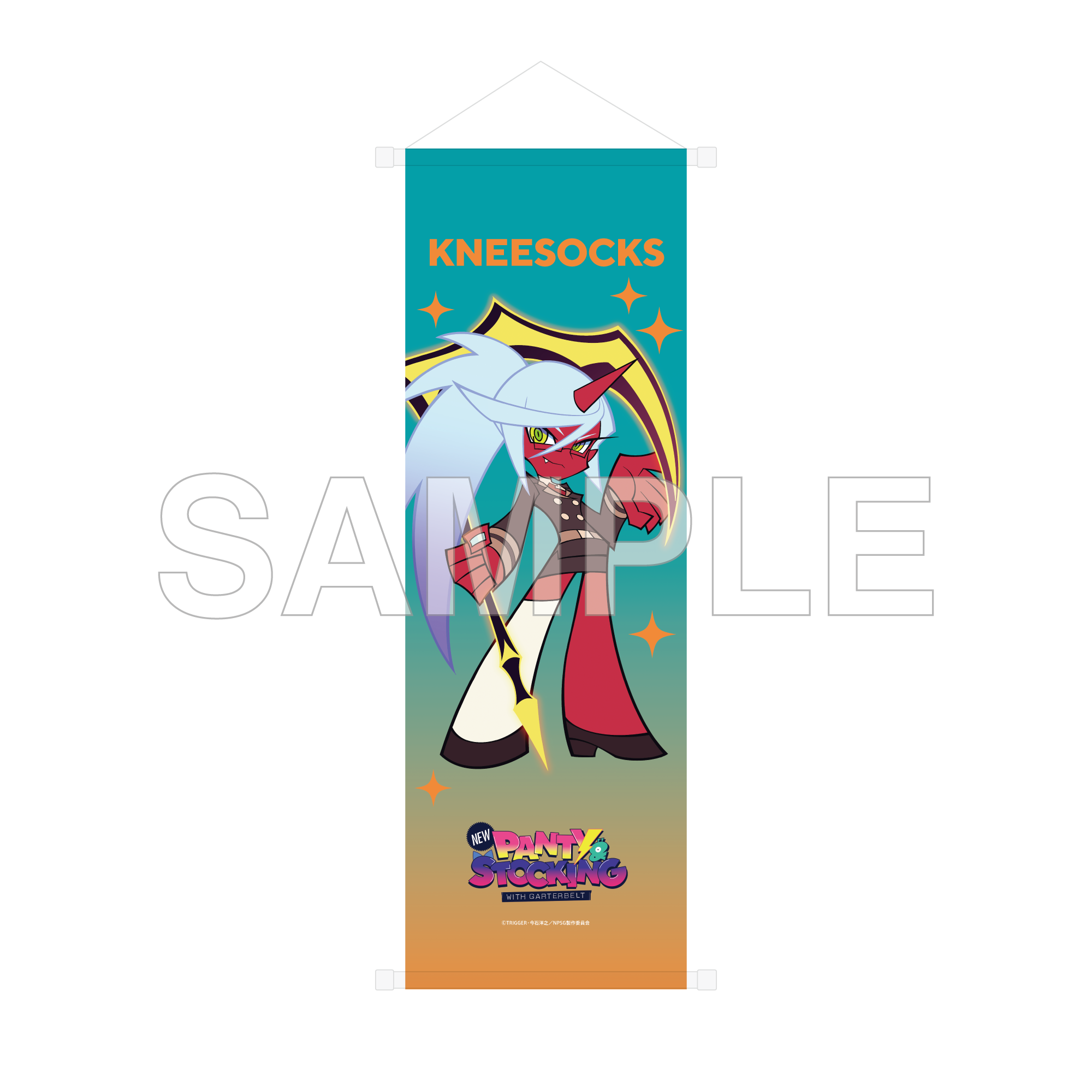 (Goods - Wall Scroll) New PANTY ＆ STOCKING with GARTERBELT B2 Half-sized Wall Scroll - Kneesocks