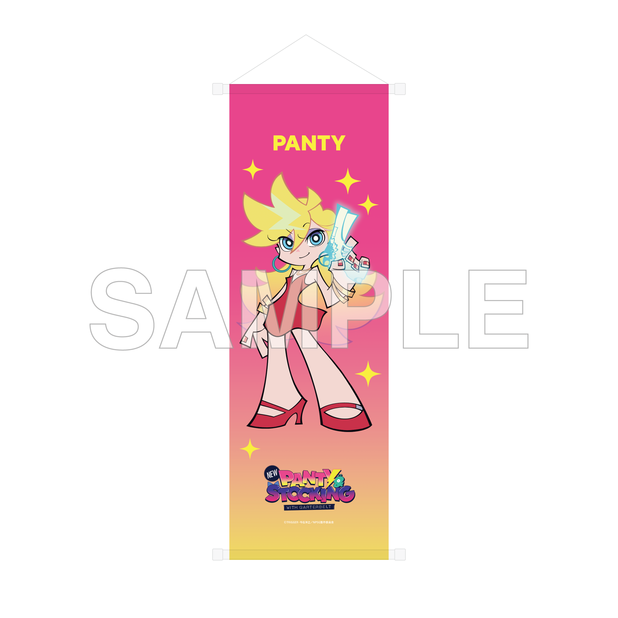 (Goods - Wall Scroll) New PANTY ＆ STOCKING with GARTERBELT B2 Half-sized Wall Scroll - Panty