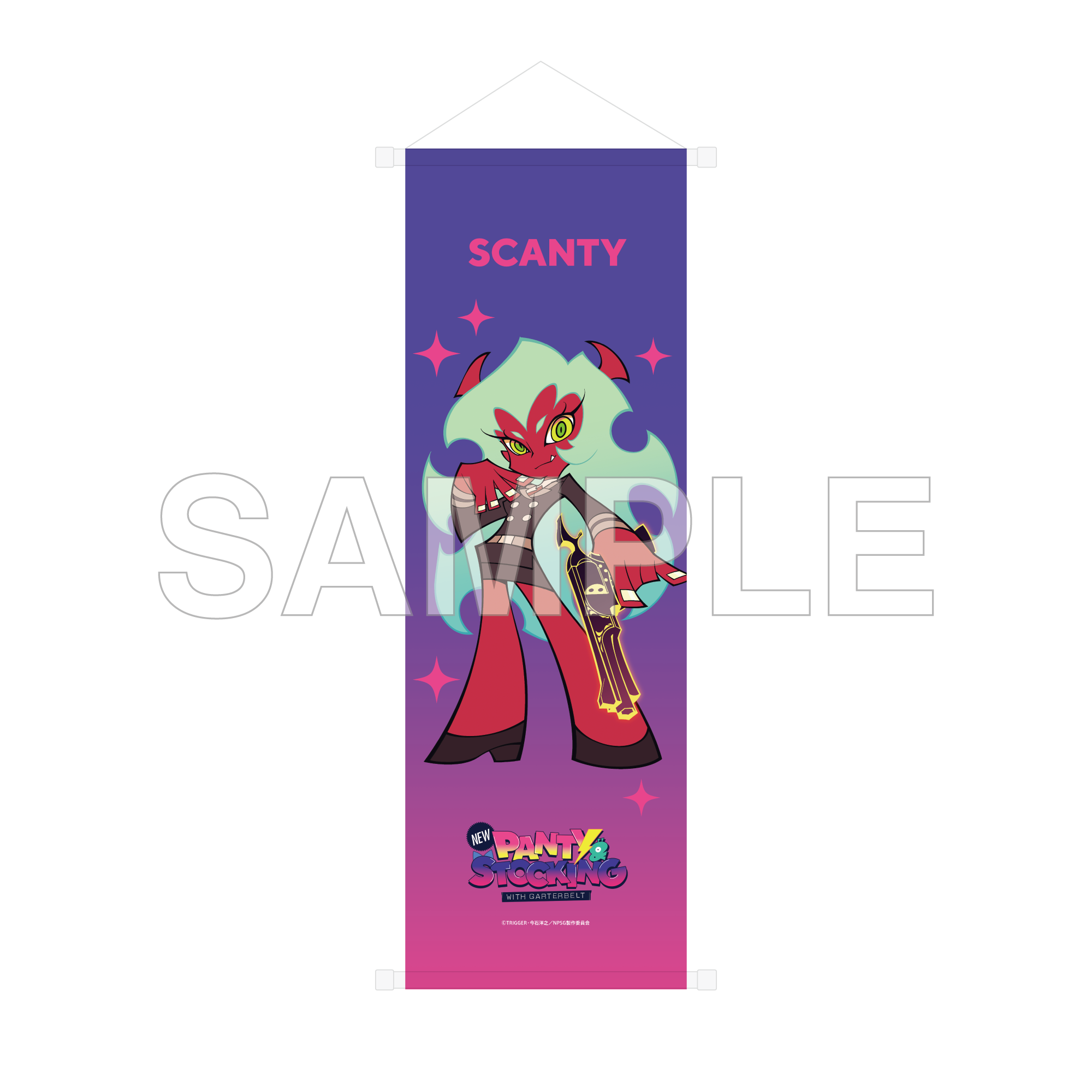 (Goods - Wall Scroll) New PANTY ＆ STOCKING with GARTERBELT B2 Half-sized Wall Scroll - Scanty