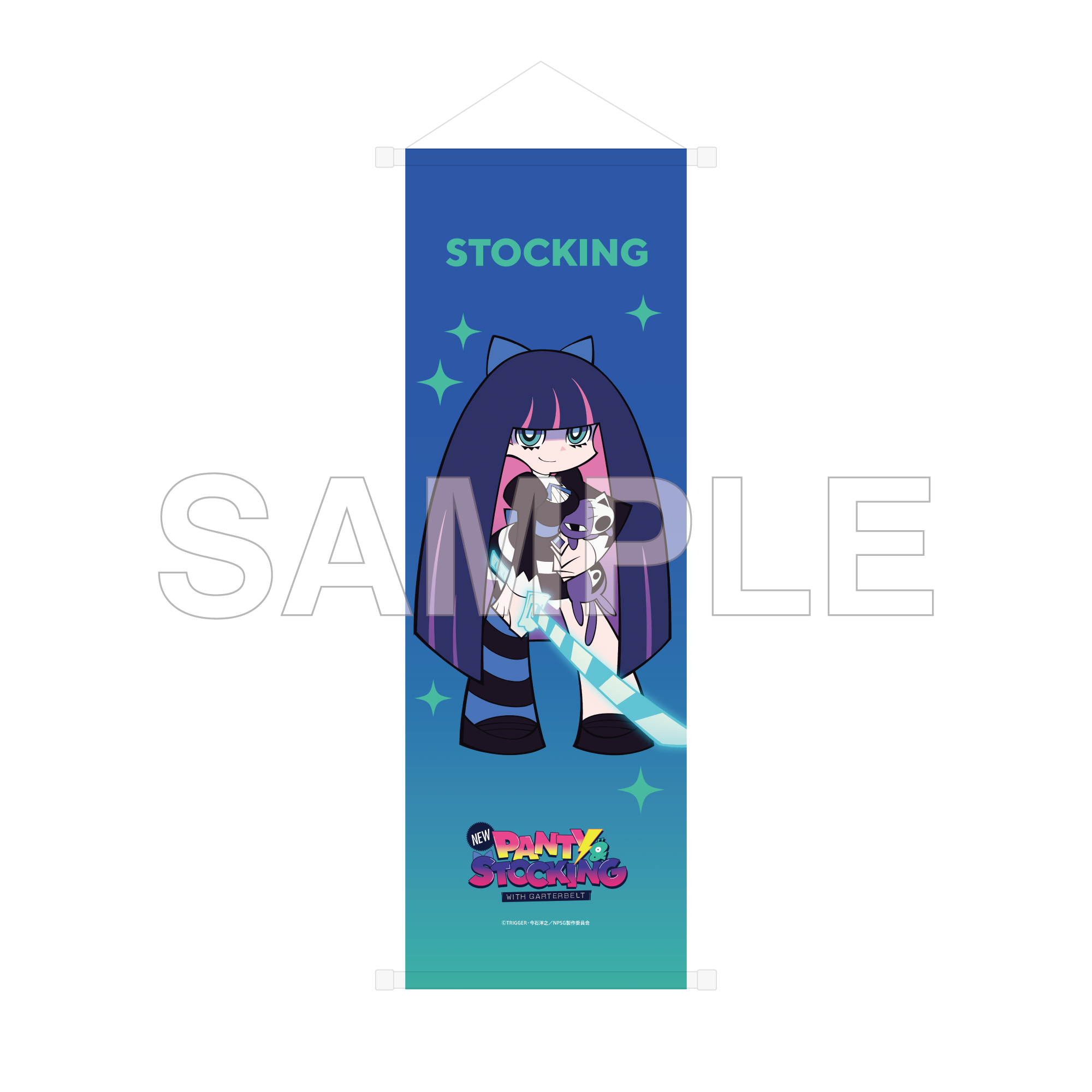 (Goods - Wall Scroll) New PANTY ＆ STOCKING with GARTERBELT B2 Half-sized Wall Scroll - Stocking