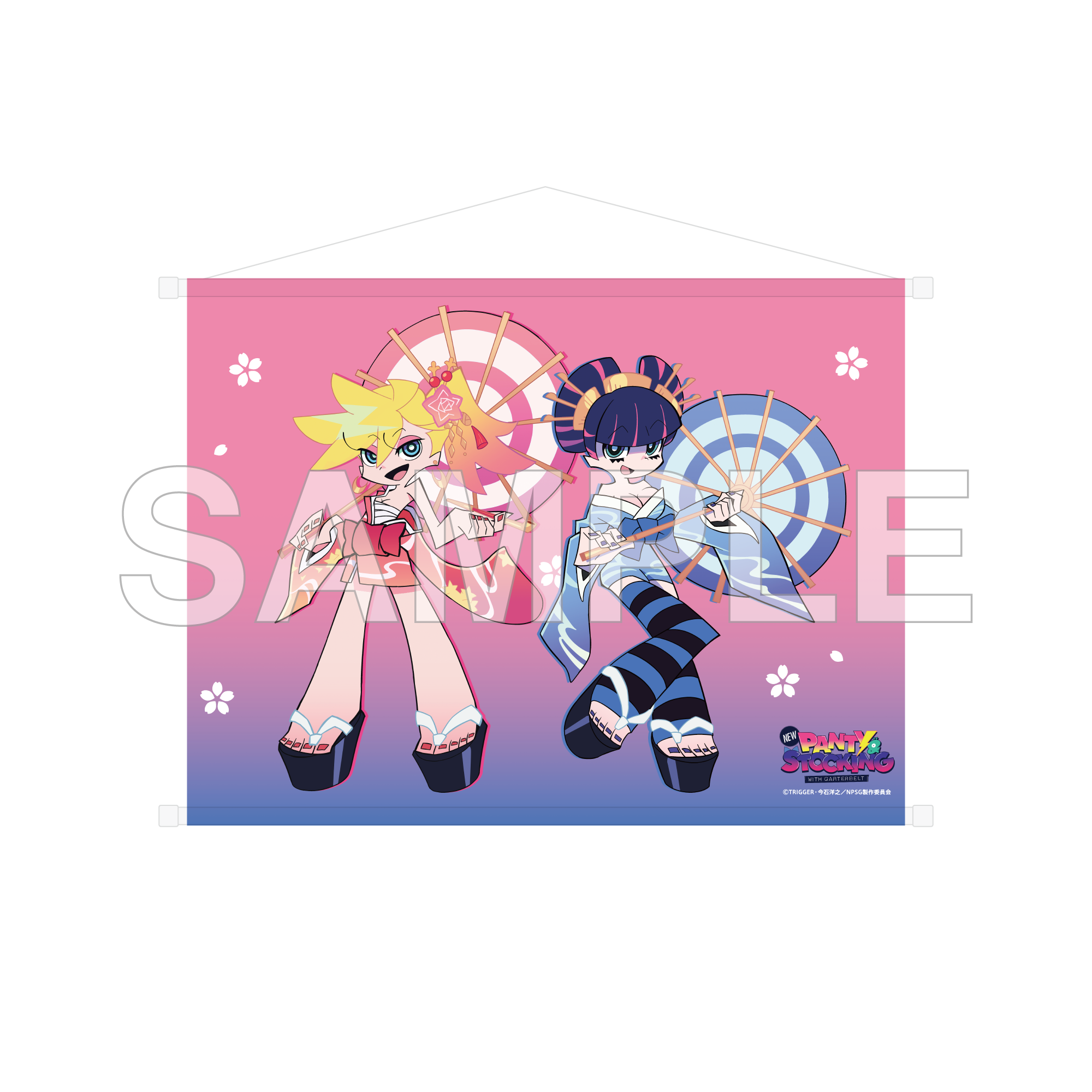 (Goods - Wall Scroll) New PANTY ＆ STOCKING with GARTERBELT B2-sized Wall Scroll Japanese Outfit Ver.