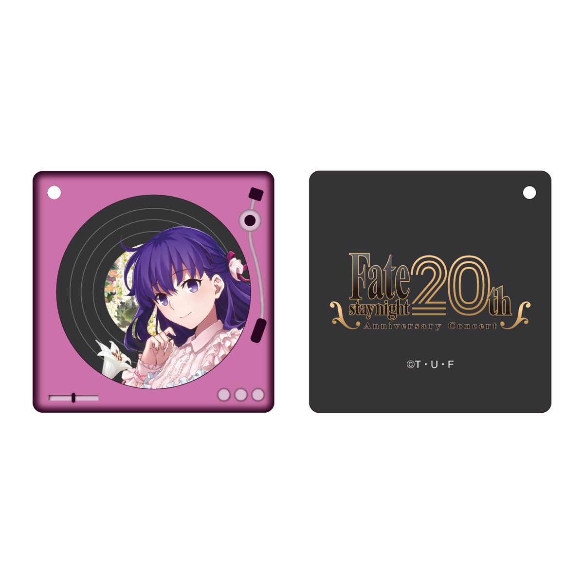 [Fate/stay Night] 20th Anniversary Concert Record Player Charm Sakura Matou