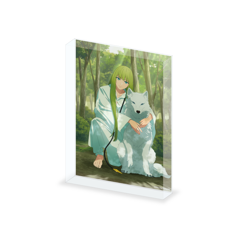 (Goods - Acrylic Block) Fate/strange Fake Acrylic Block Silver Wolf Chimera, Lancer