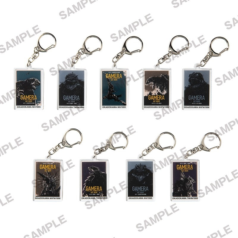 (Goods - Keychain) Gamera 60th Anniversary New Poster Tradable Acrylic Keychain - Heisei Gamera (Blind Box - Single)