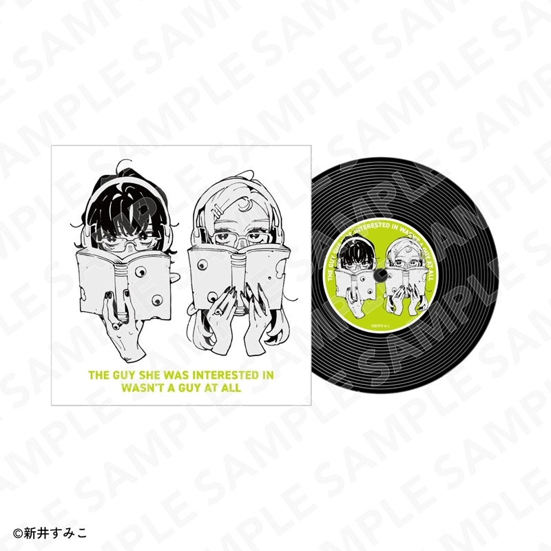(Goods - Coaster) The Guy She Was Interested in Wasn't a Guy at All - Record-style Coaster B