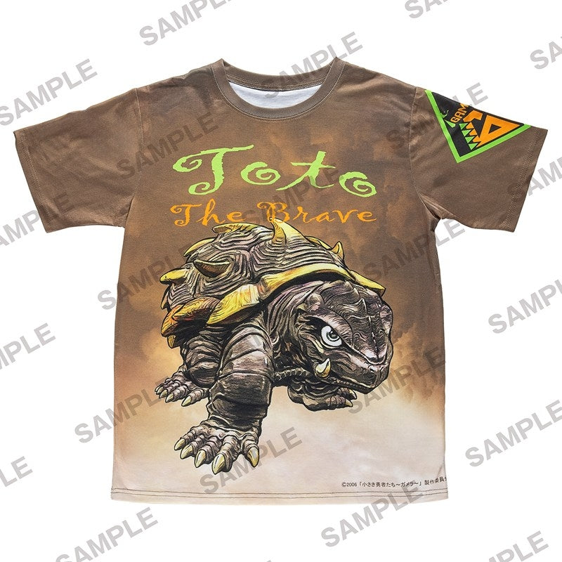 (Goods - Shirt) Gamera 60th Anniversary Full Graphic T-shirt - Toto & Avant Gamera