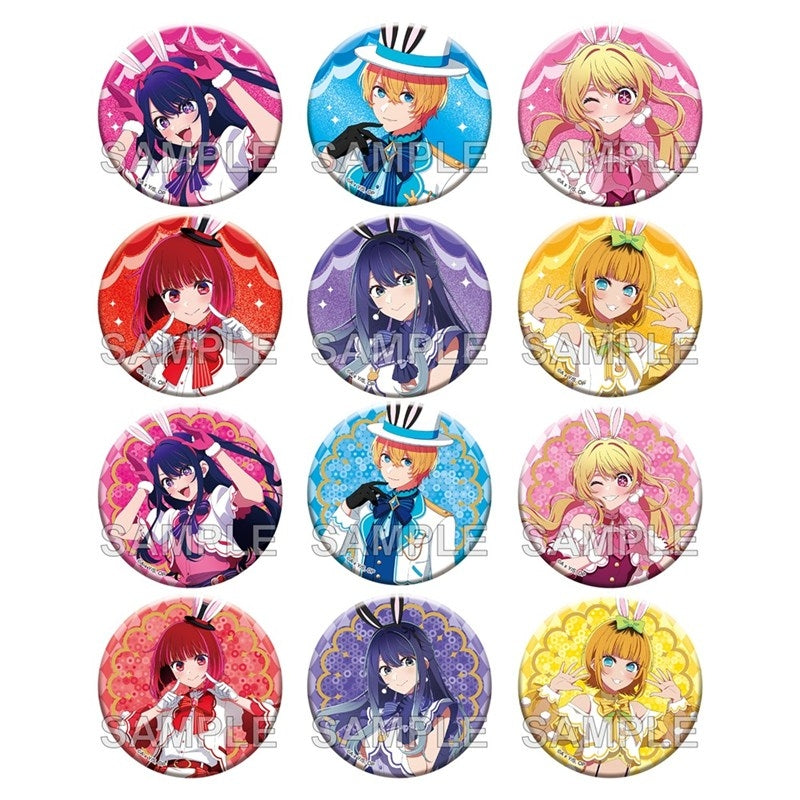 (Goods - Badge) 【OSHI NO KO】Glimmering Tin Badge Collection Bunny Ver. (Blind Box - Single)