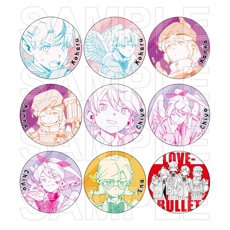 (Goods - Badge) LOVE BULLET Tradable Glitter Tin Badge Vol.1 (Blind Box - Single)