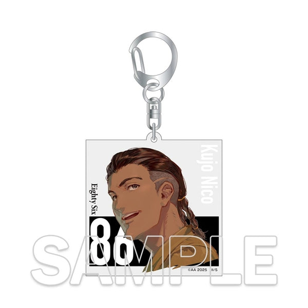 Goods - Keychain) 86 EIGHTY-SIX 8.6th Anniversary Acrylic Keychain