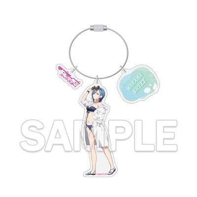 (Goods - Keychain) Love Live! Series Wire Ring Acrylic Keychain - Shiki Wakana