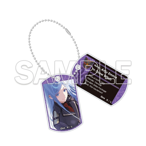 Goods - Charm) 86 EIGHTY-SIX 8.6th Anniversary Acrylic Dog Tag