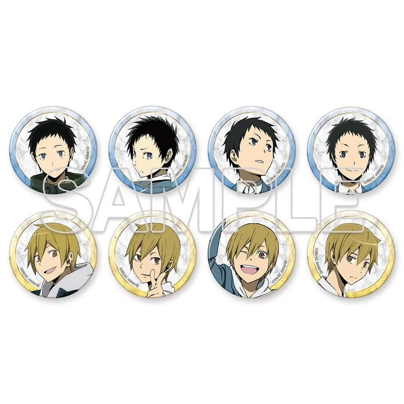 (Goods - Badge) Durarara!!x２ Ver. Winter Tradable Tin Badge - Mikado Ryugamine & Masaomi Kida (Blind Box - Single)