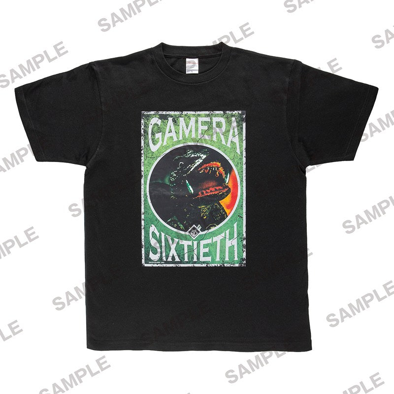 (Goods - Shirt) Gamera 60th Anniversary T-Shirt Black - Medium
