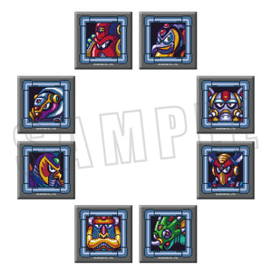 [Rockman] Square Button Badge /Rockman X (Blind Box -Single)