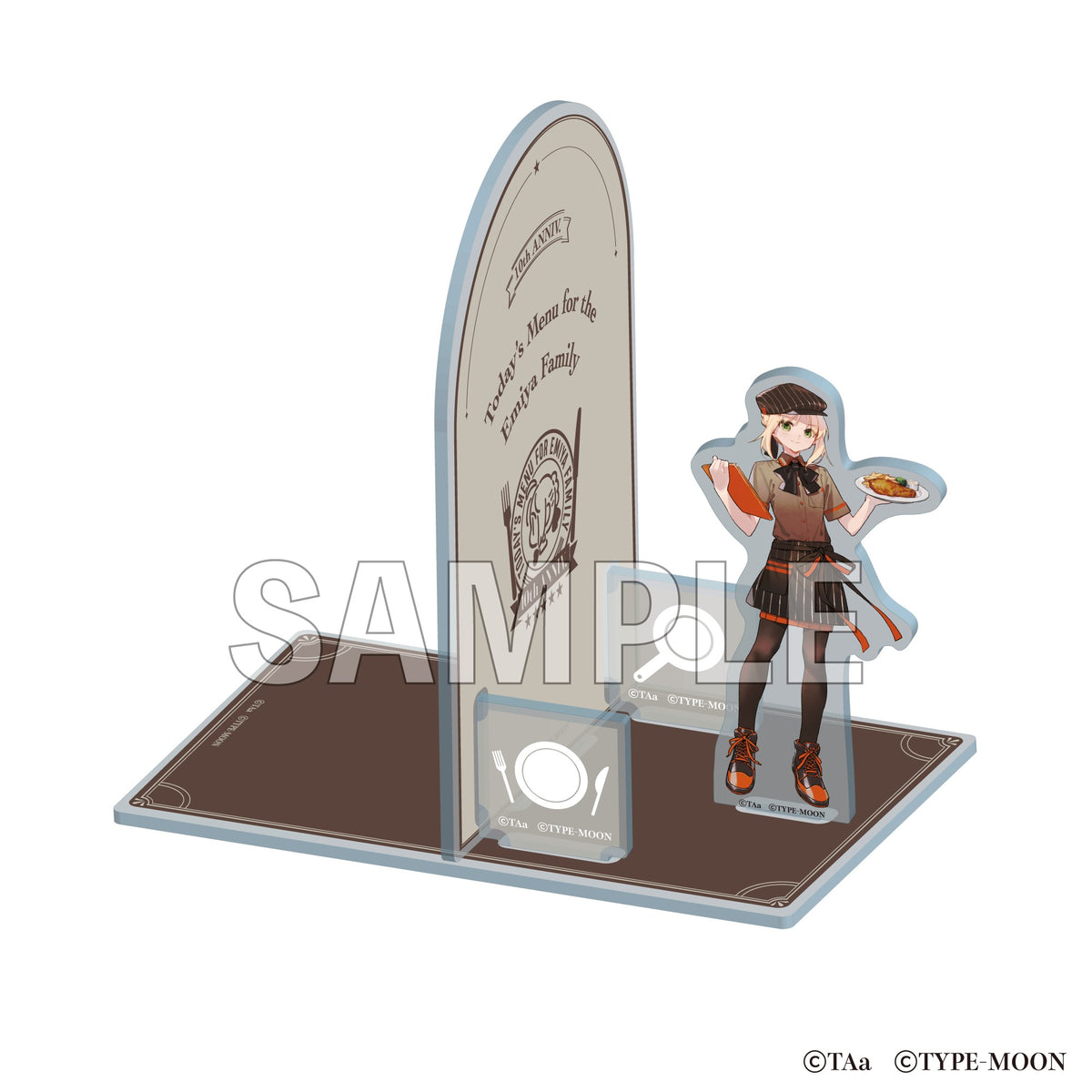 (Goods - Other) Today's Menu for the Emiya Family Acrylic Bookend - Saber