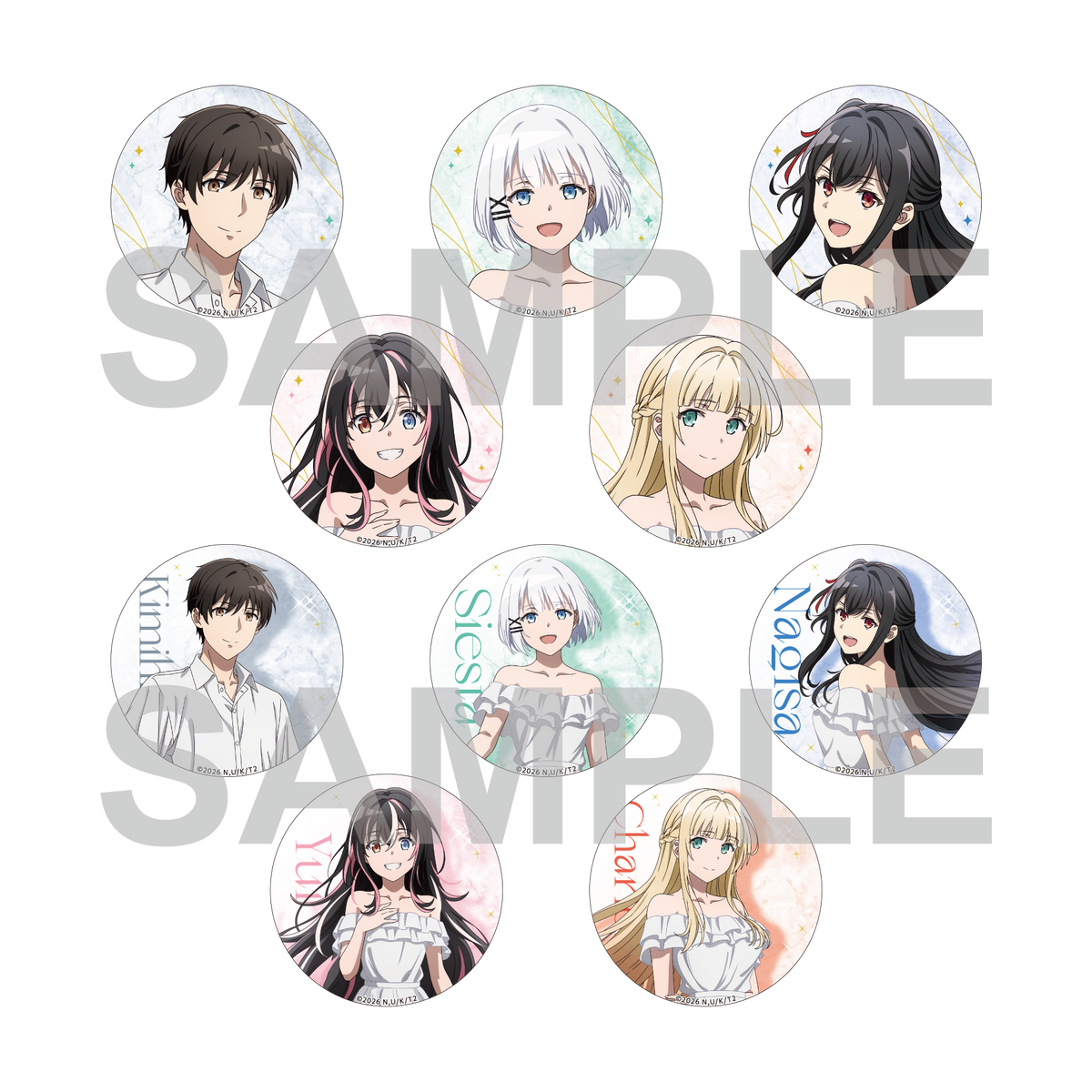 (Goods - Badge) The Detective Is Already Dead 5th Anniversary Tradable Tin Badge PACK (Blind Box -Single)