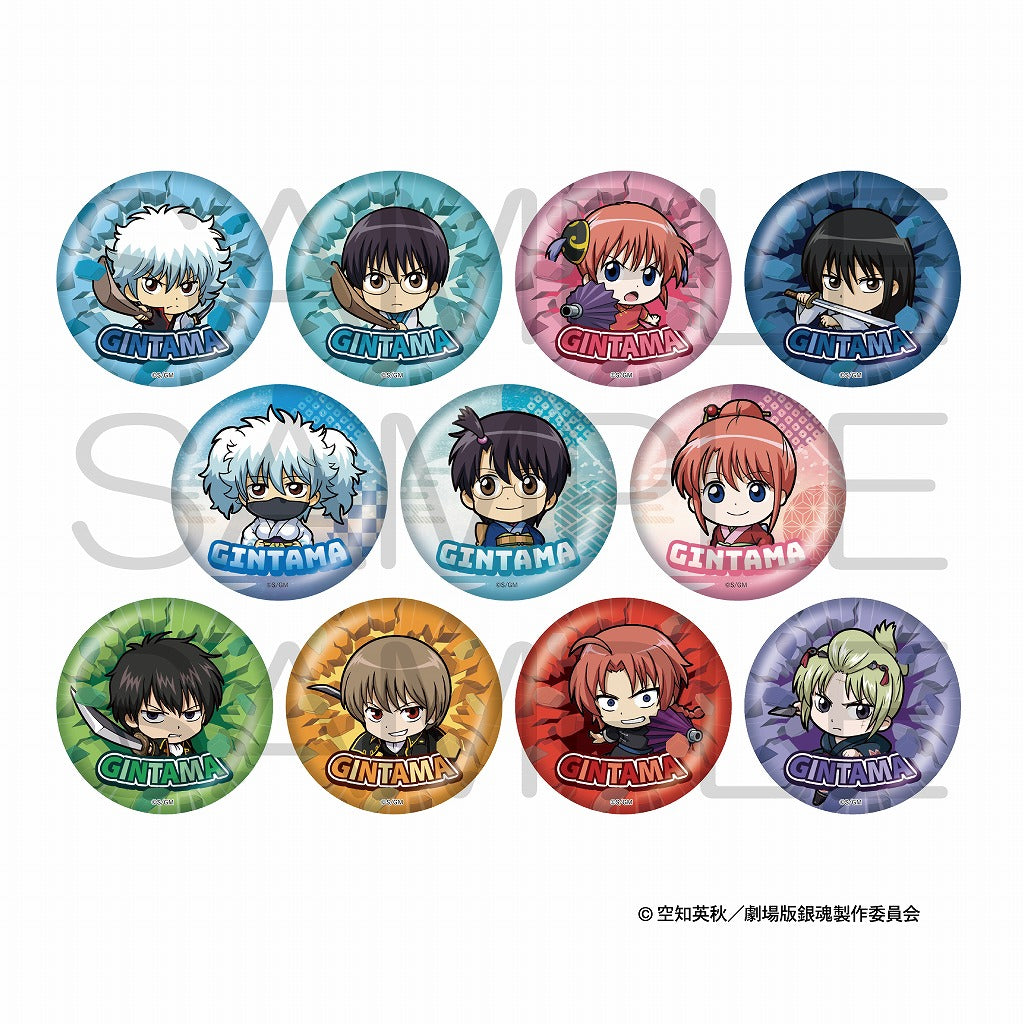 (Goods - Badge) Gintama: Yoshiwara in Flames - Niitengo Tin Badge Collection - Combat Ver. - PACK (Blind Box - Single)