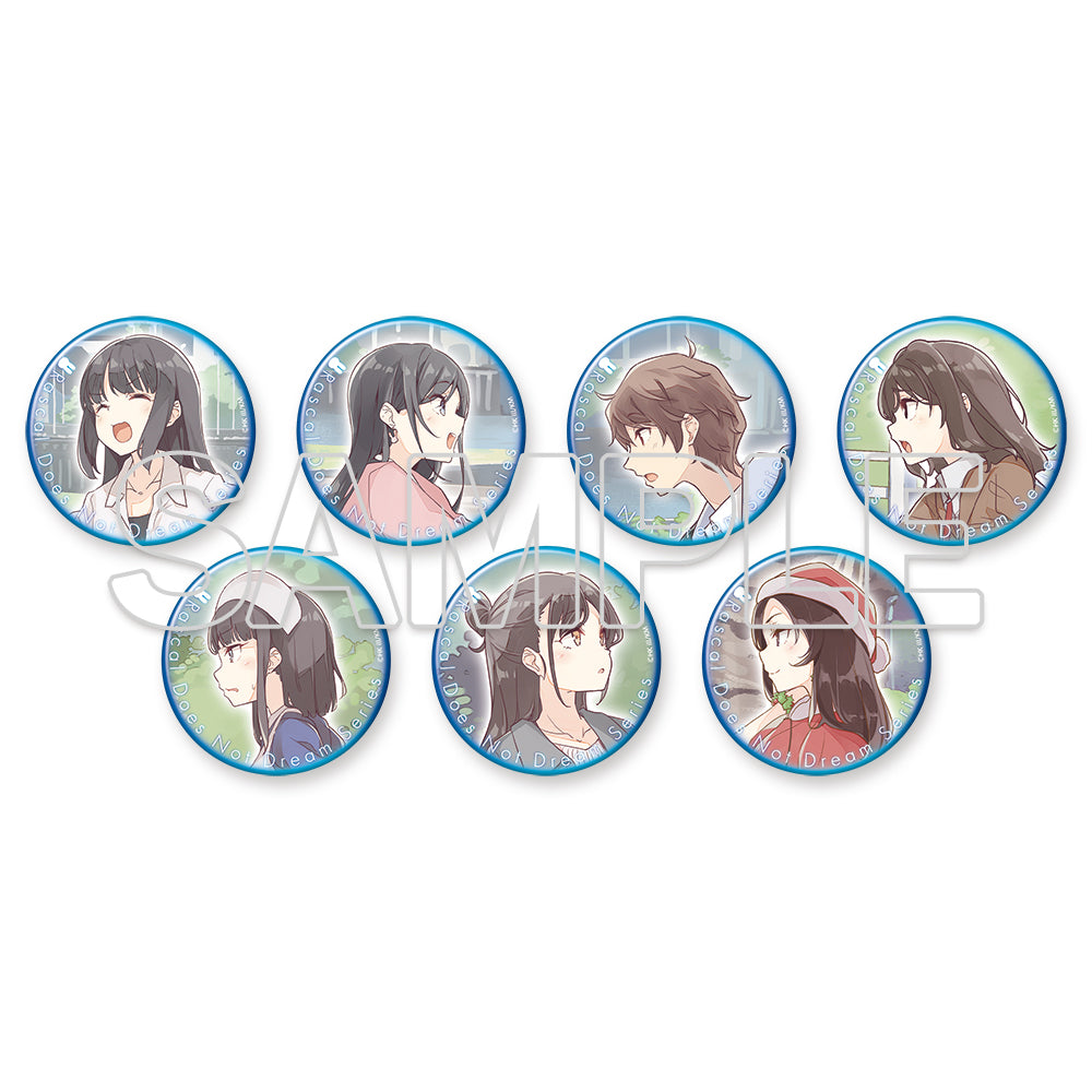 (Goods - Badge) Dengenki Bunko Rascal Does Not Dream Series University Student Arc Group Visual Tradable Tin Badges (Blind Box - Single)
