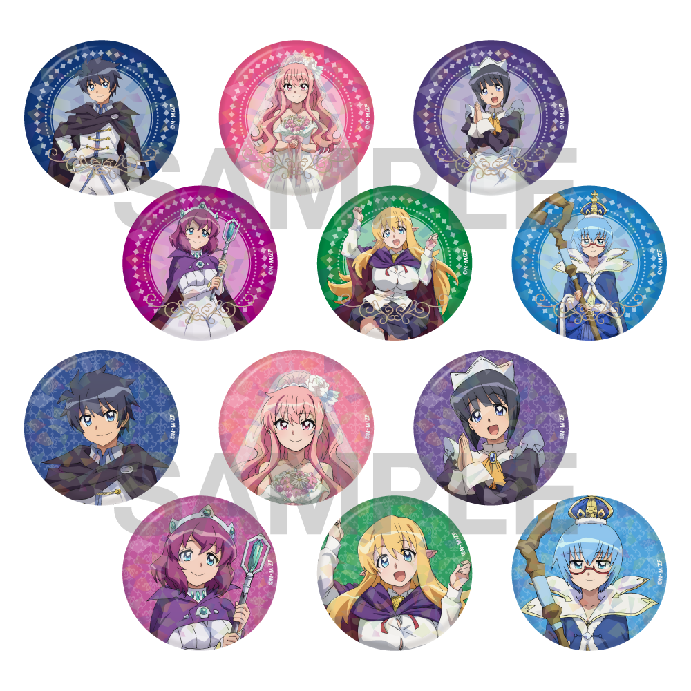 (Goods - Badge) The Familiar of Zero TV Anime Tradable Holographic Tin Badge 20th Anniversary Ver. PACK (Blind Box -Single)