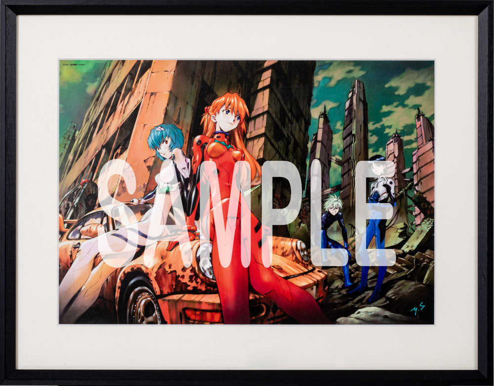 [Evangelion] A3 Size Fine Art Ver. B - Art by Yoshiyuki Sadamoto