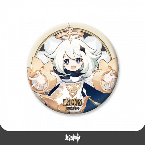 [Genshin Impact] Traveler Series Chara Can Badge Paimon