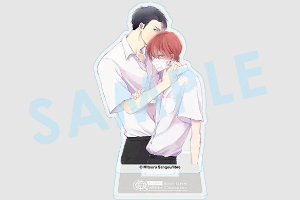 (Goods - Acrylic Stand) [Libre BL World Caravan] Acrylic Stand / Mask Danshi: This Shouldn't Lead to Love (Mask Danshi wa Koishitakunai no ni)