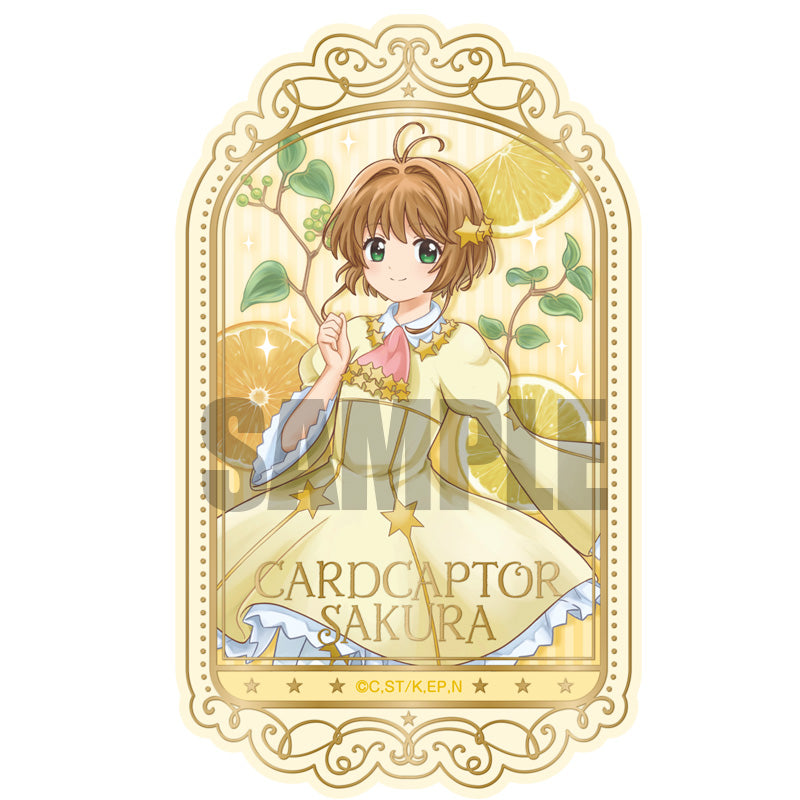[Cardcaptor Sakura] Cardcaptor Sakura Cafe Foil Embossed Sticker Sakura A
