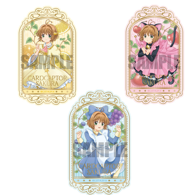 [Cardcaptor Sakura] Cardcaptor Sakura Cafe Foil Embossed Sticker Sakura A