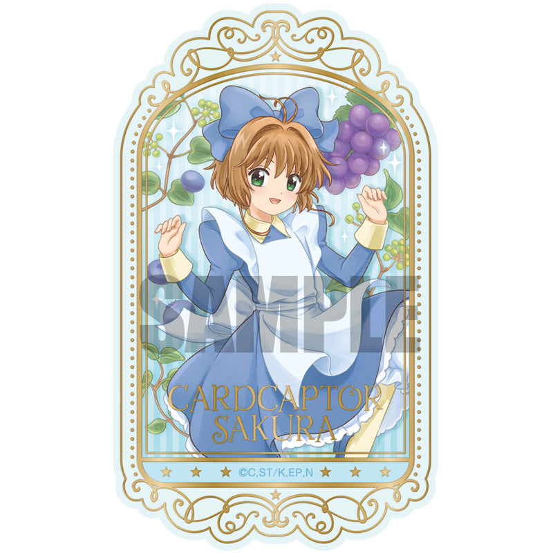[Cardcaptor Sakura] Cardcaptor Sakura Cafe Foil Embossed Sticker Sakura C