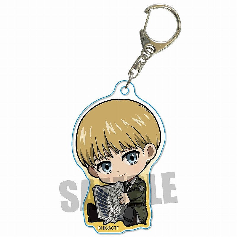 [Attack on Titan] Gyugyutto Acrylic Key Chain / Armin Arlert – Character Goods