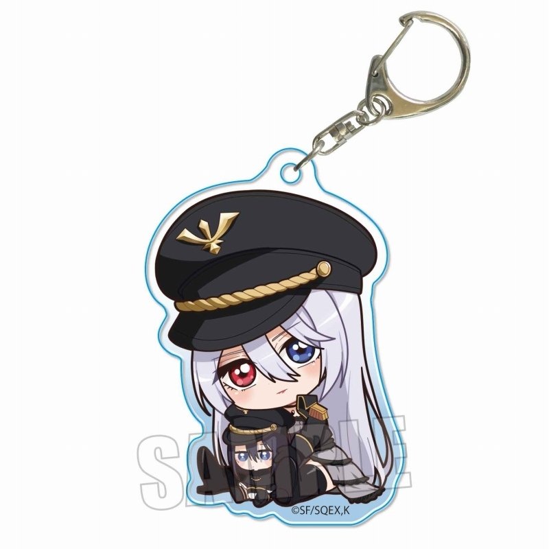 [My Dress-Up Darling] Gyugyutto Acrylic Keychain/Marin (black Lobelia)