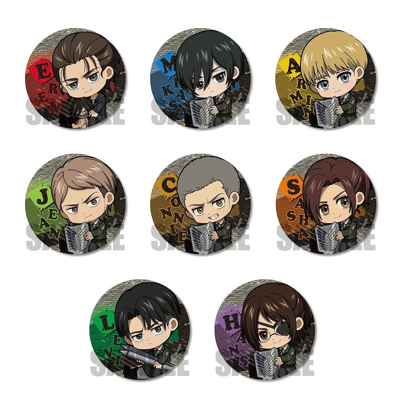 [Attack on Titan] Trading Button Badge / Gyugyutto – Blind Box