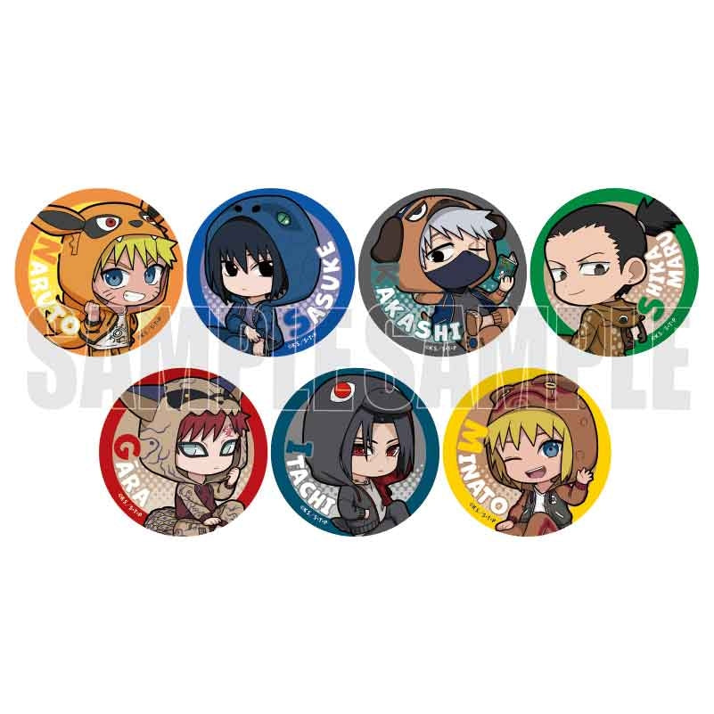 [NARUTO Shippuden] Trading Badge Kigurumi Pajamas ver (Blind Box -Single)