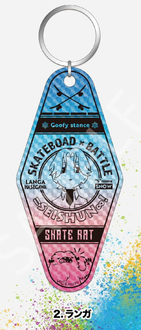 [SK8 the Infinity] Holo Motel Keychain Langa