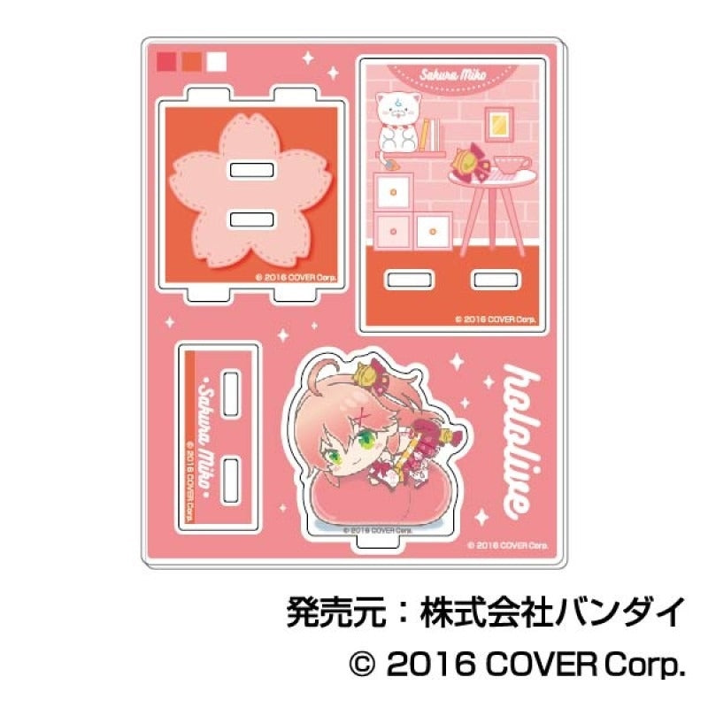 (Goods - Acrylic Stand) [hololive] hug meets Tsunagaru Acrylic Room Stand Vol. 1 04 Sakura Miko