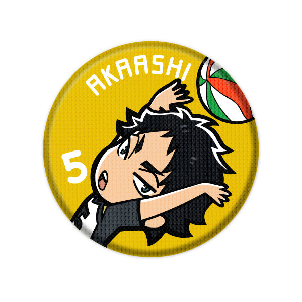 [Haikyu!!] Embroidered Button Badge Vol. 2 (Blind Box -Single)
