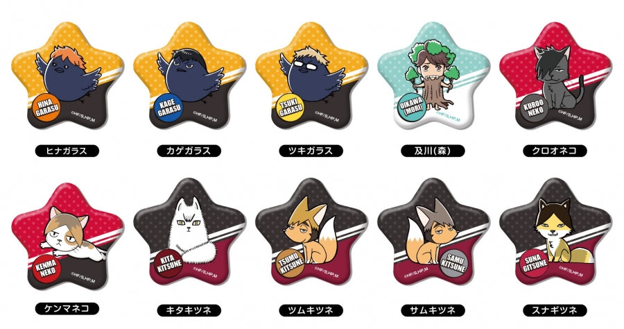 [Haikyu!!] Star Button Badge (Blind Box -Single)