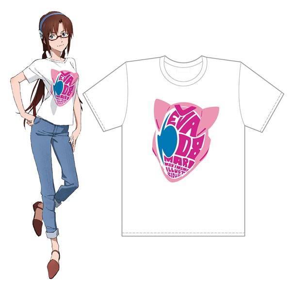 [Evangelion] T-shirt / EvaColle Mari (Helmet) L