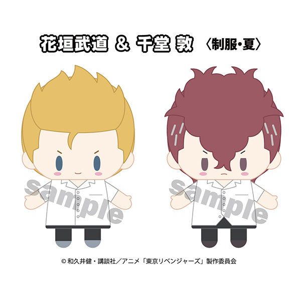 [Tokyo Revengers] Finger Mascot PUPPELA Set Vol.1 - Takemichi Hanagaki (Summer Uniform) & Atsushi Sendo (Summer Uniform) (Plush) – Character Goods