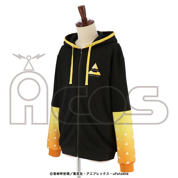 [Demon Slayer: Kimetsu no Yaiba] Zip Up Hoodie M/L Size / Zenitsu - Apparel