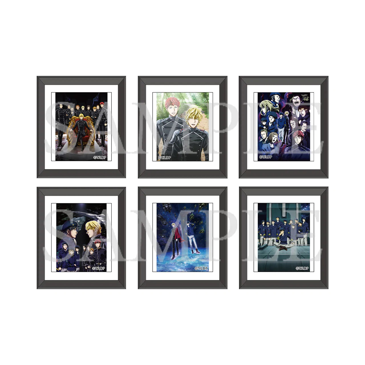 [Legend of the Galactic Heroes Die Neue These] Mini Frame Collection 6 Types Total (Order 6 To Receive the Complete Set) (Blind Box -Single)