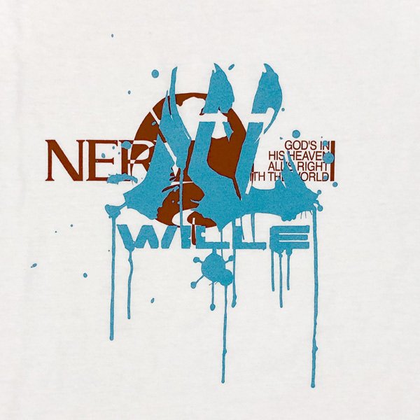 [Evangelion] EVA STORE Original WILLE (Paint) White T-Shirt XL Size