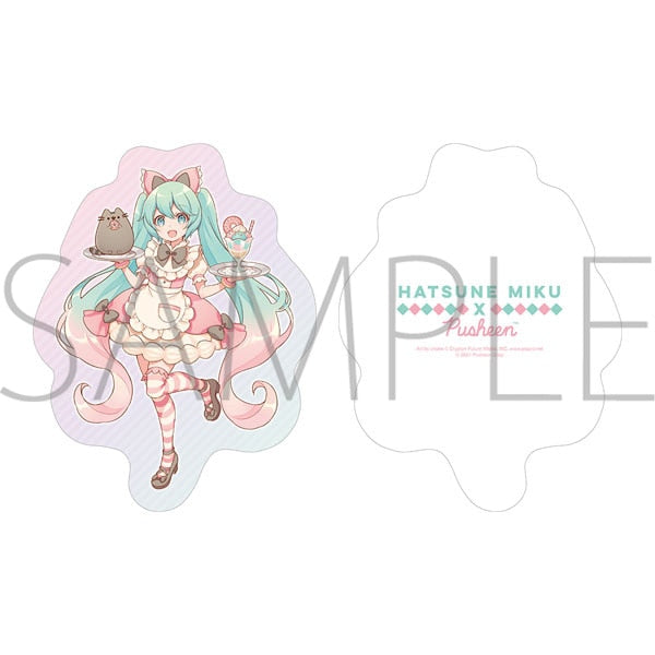 [Vocaloid] Hatsune Miku x Pusheen Collaboration Diecut Cushion